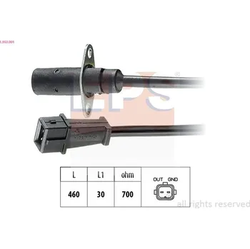 Motor automobilu Senzor, otáčky motoru EPS 1.953.001
