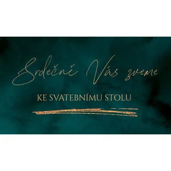 Svatební dekorace Pozvánka ke stolu 362