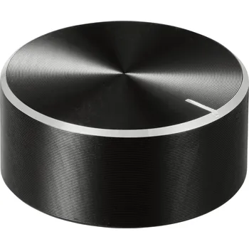 TRU COMPONENTS TC-11696500 otočný knoflík s označením černá (Ø x v) 30 mm x 13 mm hliník, plast 1 ks