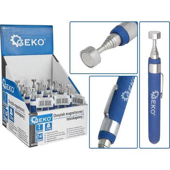 Auto-moto Geko Teleskopický magnetický zvedák 2,25 kg/62 cm – výstavní karton (12/48)