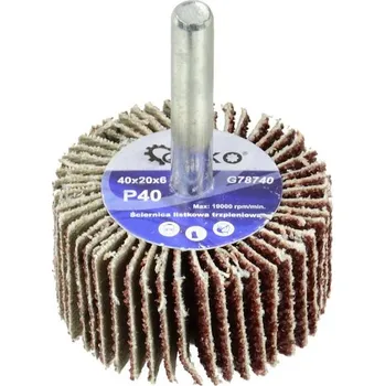 Brusný kotouč Geko Lamelová brusná kotoučová hlava 40x20X6 P40 (50/100)