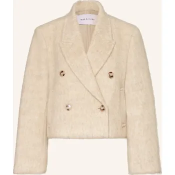 Dámský kabát Mrs & Hugs Dámská Bunda, krémová, 34