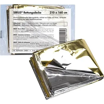 Náplast Söhngen 0701001 Záchranná přikrývka Sirius® Velikost 210 x 160 cm 210 cm x 160 cm