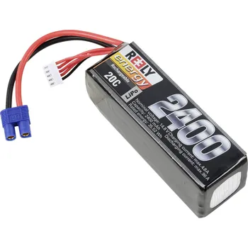 RC vybavení Reely RE-7853466 akupack Li-Pol (modelářství), 14.8 V, 2400 mAh, články 4, 20 C, Softcase, EC3