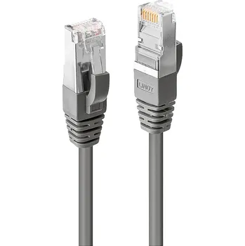 Datový kabel LINDY 47217 RJ45 síťové kabely, propojovací kabely CAT 6 S/FTP 10.00 m antracitová 1 ks