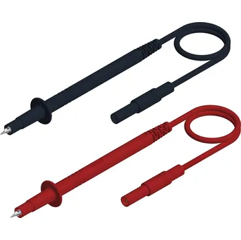 Měřicí kabel Hirschmann Test a Measurement PL 2600 S SET sada bezpečnostních měřicích kabelů lamelová zástrčka 4 mm zkušební hroty 1.00 m černá, červená 1 ks