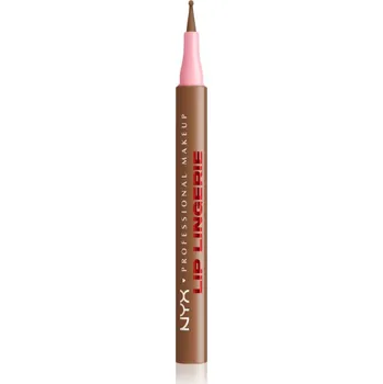 Přípravek na rty NYX Professional Makeup Lip Lingerie fix na rty pro dlouhotrvající efekt odstín 04 Steamy Spice 1 ml