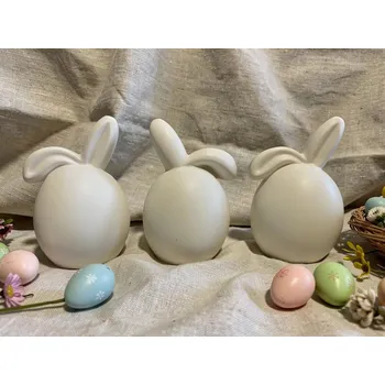 Velikonoční dekorace VOJA HOME Velikonoční dekorace Zajíčci sada 3 ks, výška 12 cm