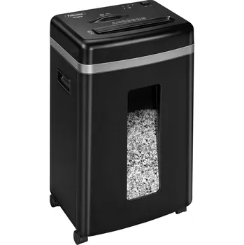 Kancelářská technika Fellowes Microshred(TM) 450M skartovačka 9 listů na kousky 2 x 12 mm P-5 22 l Křížový řez kancelářské sponky, CD, DVD, sponky do sešívačky, kreditní karty