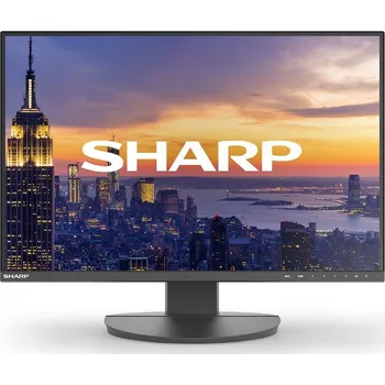 Monitor SHARP MT 24" MultiSync EA242W-BK, IPS TFT, 1920x1200, 300nit, 1000:1, 6ms, DP, DVI-D, HDMI, USB, Repro, Černý