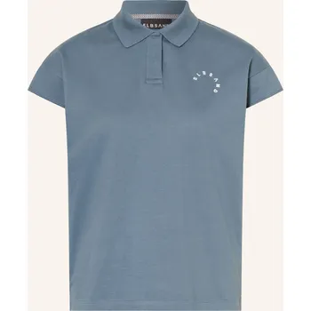 Dámská košile Elbsand Dámská Piqué Polokošile Torva, černošedá / bílá, 42