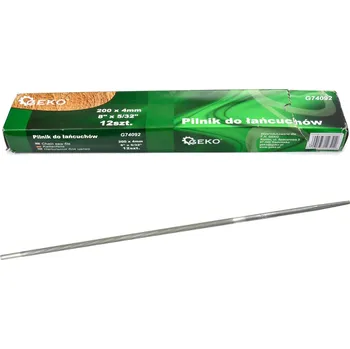 Geko Kruhový pilník 4 mm na ostření řetězu (12/600)