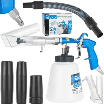 Domácí spotřebič Geko Pistole na čištění čalounění s adaptéry – vysavač (10)