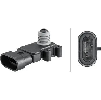 Autoelektrika Senzor tlaku sacího potrubí HELLA 6PP 358 152-141