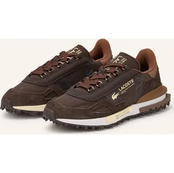 Pánská móda Lacoste Pánské Tenisky Elite Active, tmavě hnědá, 44