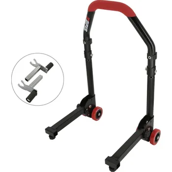 SEFIS M20 sklopný pojízdný univerzální moto stojan přední - 2v1