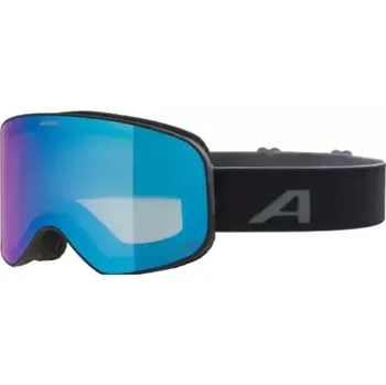 Lyžařské brýle ALPINA SLOPE Q-Lite Black-Black Matt - Blue A7293.8.34 25/26