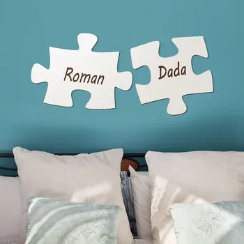 Obraz Dřevěné obrazy - Puzzle se jmény | DUBLEZ