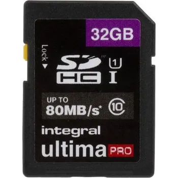 Paměťová karta Karta SD SDHC 32 GB HC Integral Memory, řada: ultimaPRO 0 → plus 70°C 1920x