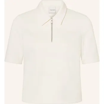 Calvin Klein Dámské Jerseyové Polo Tričko, krémová, 36