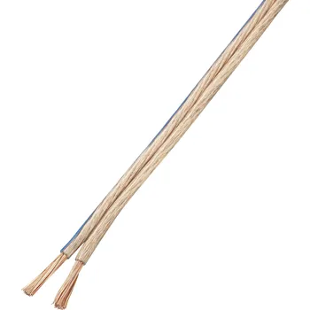 elektrický kabel TRU COMPONENTS 1571459 reproduktorový kabel 2 x 4 mm² transparentní 10 m