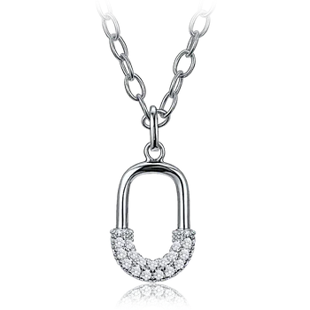 Náhrdelník Moonlit Náhrdelník s čirými zirkony v moderním designu