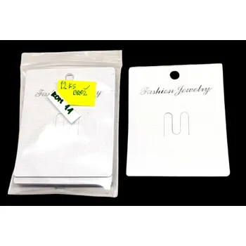 Brož Prezentační kartička na brož, 6 x 7 cm (balení 10 ks)