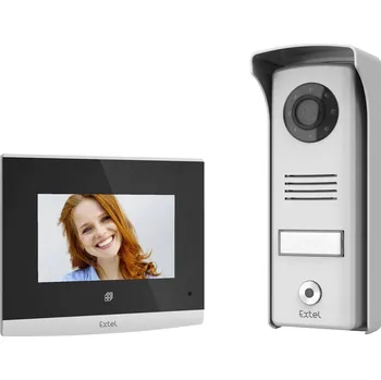 Domovní zvonek Extel COMPACT domovní video telefon kompletní sada, 720315