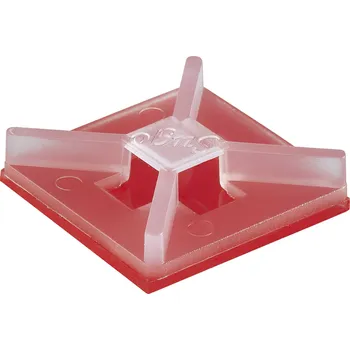 Stahovací páska TRU COMPONENTS 93013c949a úchytka 1386631 Průměr kabelového svazku (rozsah) 7 mm (max) 4cestný vstup pro provlečení transparentní 1 ks