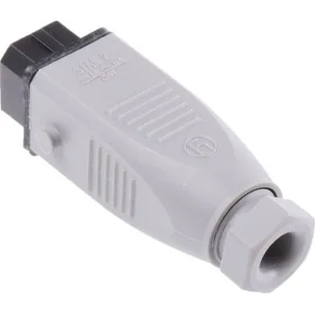 Elektrická zásuvka Průmyslový napájecí konektor, řada: ST Zásuvka, Kabelová montáž, Samice, orientace těla: přímý, 16A, 250 V AC/DC