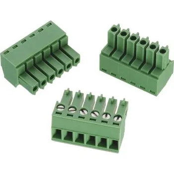 Elektrický konektor Násuvná svorkovnice, řada: 361, rozteč: 3.81mm, počet řad: 1, počet kontaktů: 8, orientace těla: Rovný, Kabelová