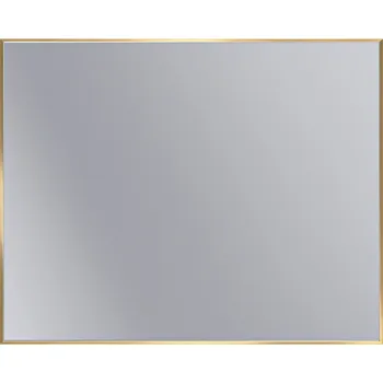 Zrcadlo Erga Rectangle, obdélníkové zrcadlo 100x80 cm, zlatý rám, ERG-V01-RECTAGLE-1080-GD