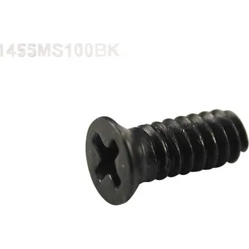 Hammond Electronics 1455MS100BK ocel, černá, 100 ks