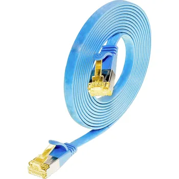 Datový kabel Wirewin 9120042365354 RJ45 síťové kabely, propojovací kabely CAT 6A U/FTP 2.00 m modrá 1 ks