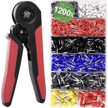 Audio kabel Quadrios 24C531 sada dutinek 0.5 mm², 0.75 mm², 1 mm², 1.5 mm², 2.5 mm², 4 mm², 6 mm², 10 mm² částečná izolace 1200 ks