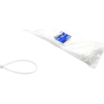 Organizace kabelů Geko Nylonové stahovací pásky bílé 550x9,0 mm UV 50 ks (20)
