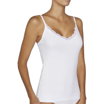 Dámská košilka Ysabel Mora bianco s krajkou, bianco XL i170_19687-BLANCO-XL