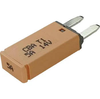 Autopojistky HansorCBA1-0514 automatická plochá pojistka, 14 V, 5 A, 1 ks