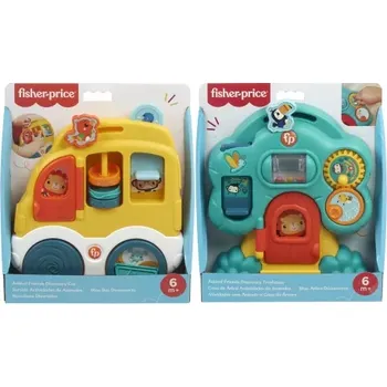 Fisher-Price Objevujeme se zvířátky – interaktivní hračka pro miminka