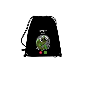 Sportovní vak Bastard Ryby volají vak Black