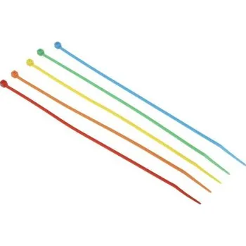 Stahovací páska Kabelová vázací páska Nedá se uvolnit 203mm 2,5 mm Míchané Nylon 66 RS PRO