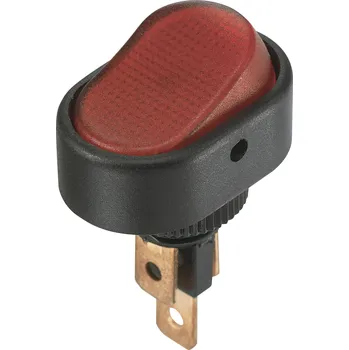 TRU COMPONENTS kolébkový spínač TC-R13-133B3 12 V/DC 30 A 1x vyp/zap s aretací 1 ks červená