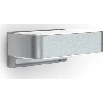 Venkovní osvětlení Steinel LED AUSSENLEUCHTE L 810 SC SI 087562 venkovní nástěnné LED osvětlení s PIR detektorem žádná 9.8 W LED stříbrná