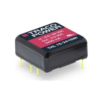 Měnič napětí DC-DC převodník 15W, výstup: 12V dc 1.25A 1kV dc Ne, Vin 9→ 36 V stejnosm Ne