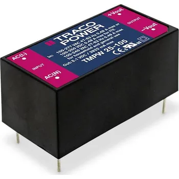 Měnič napětí TracoPower TMPW 25-124 spínaný síťový zdroj 24 V/DC 1.04 A 25 W