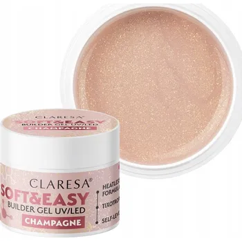 Lak na nehty Claresa Soft & Easy Stavební gel na nehty s tixotropií champagne 12 g