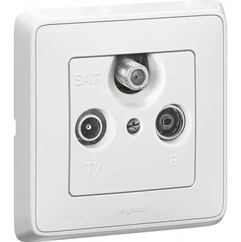 vypínač CA BÍLÁ ZÁS. TV-RD-SAT IND.KON *773835 Legrand