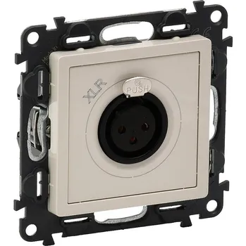 VALL ZÁSUVKA XLR SAMICA BÉŽOVÁ *753273 Legrand