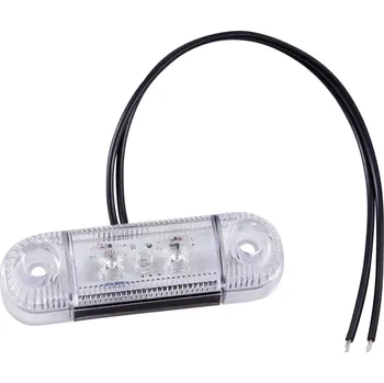 Přívěs SecoRüt obrysové světlo obrysová světla zboku 12 V, 24 V červená čiré sklo