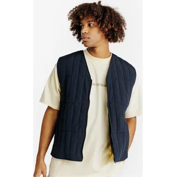 DECATHLON Pánská prošívaná vesta Lifetech XL ČERNÁ